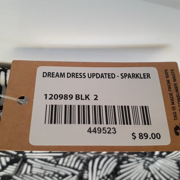 NWT Title Nine Dream Dress Updated V-Neck Pockets in Sparkler Black Size M - Picture 15 of 16